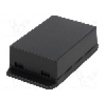 Carcasa ABS, 70.6mmx105mmx35.5mm, GAINTA - NUB1057035BK