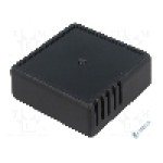 Carcasa ABS, 70mmx70mmx28mm, MASZCZYK - KM-84/BK Carcasa ABS, 70mmx70mmx28mm, MASZCZYK - KM-84/BK