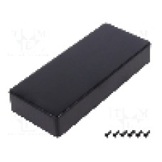 Carcasa ABS, 71mmx165mmx29mm, IP54, HAMMOND - 1591HBK