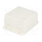 Carcasa ABS, 80.6mmx80mmx43.5mm, GAINTA - NUB808043WH