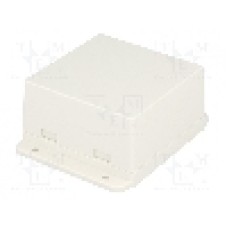 Carcasa ABS, 80.6mmx80mmx43.5mm, GAINTA - NUB808043WH