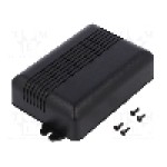 Carcasa ABS, 80mmx114mmx32mm, MASZCZYK - KM-31NO BK