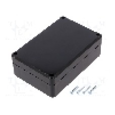 Carcasa ABS, 80mmx120mmx41mm, MASZCZYK - KM-75IBK