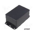 Carcasa ABS, 80mmx120mmx55mm, IP54, HAMMOND - 1591TSFLBK Carcasa ABS, 80mmx120mmx55mm, IP54, HAMMOND - 1591TSFLBK