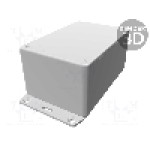 Carcasa ABS, 80mmx120mmx60mm, IP54, HAMMOND - 1591TF2BK