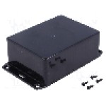 Carcasa ABS, 82mmx110mmx44mm, IP54, HAMMOND - 1591SFLBK Carcasa ABS, 82mmx110mmx44mm, IP54, HAMMOND - 1591SFLBK