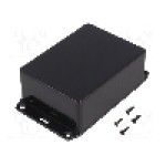 Carcasa ABS, 82mmx110mmx44mm, IP54, HAMMOND - 1591SSFLBK Carcasa ABS, 82mmx110mmx44mm, IP54, HAMMOND - 1591SSFLBK