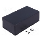 Carcasa ABS, 82mmx152mmx50mm, IP54, HAMMOND - 1591XXDSBK Carcasa ABS, 82mmx152mmx50mm, IP54, HAMMOND - 1591XXDSBK
