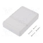 Carcasa ABS, 89mmx130mmx32mm, MASZCZYK - KM-88/GY Carcasa ABS, 89mmx130mmx32mm, MASZCZYK - KM-88/GY