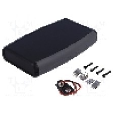 Carcasa ABS, 89mmx147mmx24mm, HAMMOND - 1553DBKBAT