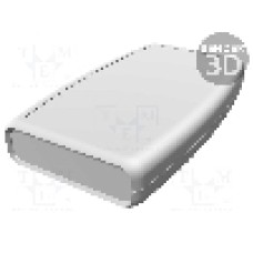 Carcasa ABS, 89mmx147mmx24mm, HAMMOND - 1553DRDBKBAT