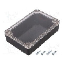Carcasa ABS, 90mmx135mmx35mm, IP65, MASZCZYK - KM-178BKTRC