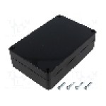 Carcasa ABS, 90mmx135mmx40mm, IP65, MASZCZYK - KM-177BK