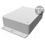 Carcasa ABS, 94mmx121mmx35mm, IP54, HAMMOND - 1591GF2SBK Carcasa ABS, 94mmx121mmx35mm, IP54, HAMMOND - 1591GF2SBK