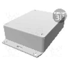 Carcasa ABS, 94mmx121mmx35mm, IP54, HAMMOND - 1591GF2SBK