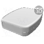 Carcasa ABS, 95mmx120mmx27mm, HAMMOND - 1599TABSGY