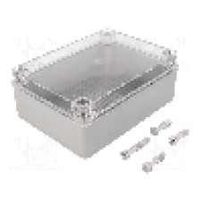 Carcasa ABS, policarbonat, polistiren, 140mmx190mmx70mm, IP65, PAWBOL - S-BOX 416-P-PM