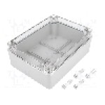 Carcasa ABS, policarbonat, polistiren, 140mmx190mmx70mm, IP65, PAWBOL - S-BOX 416-P