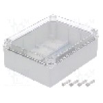 Carcasa ABS, policarbonat, polistiren, 190mmx240mmx90mm, IP65, PAWBOL - S-BOX 516-P-TH