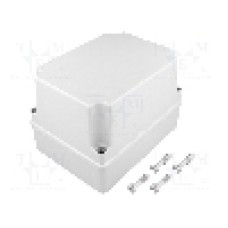 Carcasa ABS, polistiren, 140mmx190mmx140mm, IP65, PAWBOL - S-BOX 416H