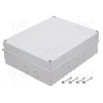 Carcasa ABS, polistiren, 300mmx380mmx120mm, IP65, PAWBOL - S-BOX 716