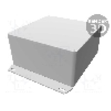 Carcasa aluminiu, 119mmx119mmx59mm, IP65, HAMMOND - 1590WUFBK