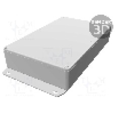 Carcasa aluminiu, 119mmx187mmx37mm, IP65, HAMMOND - 1590WDDF