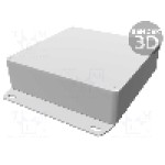 Carcasa aluminiu, 120mmx120mmx32mm, IP54, HAMMOND - 1590QFBK