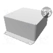 Carcasa aluminiu, 120mmx120mmx59mm, IP54, HAMMOND - 1590UFBK