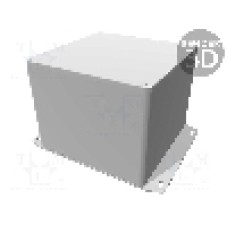 Carcasa aluminiu, 120mmx120mmx94mm, IP54, HAMMOND - 1590VFBK