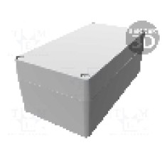 Carcasa aluminiu, 120mmx221mmx121mm, IP66, HAMMOND - 1590Z155GY