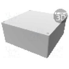 Carcasa aluminiu, 125mmx125mmx57mm, IP65, HAMMOND - 1590WKK