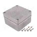 Carcasa aluminiu, 125mmx125mmx80mm, IP68, DELTRON ENCLOSURES - 486-121208-68