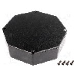 Carcasa aluminiu, 133mmx133mmx39mm, IP54, HAMMOND - 1590STPCBK