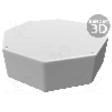 Carcasa aluminiu, 133mmx133mmx39mm, IP54, HAMMOND - 1590STPCGR