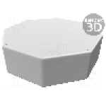 Carcasa aluminiu, 133mmx133mmx39mm, IP54, HAMMOND - 1590STPCYL