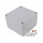 Carcasa aluminiu, 140mmx140mmx91mm, IP68, DELTRON ENCLOSURES - 490-141409A-68