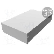 Carcasa aluminiu, 152mmx254mmx51mm, HAMMOND - 1411TTU