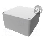 Carcasa aluminiu, 160mmx160mmx90mm, IP66, HAMMOND - 1590Z160BK