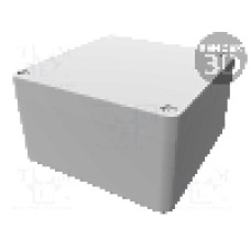 Carcasa aluminiu, 160mmx160mmx90mm, IP66, HAMMOND - 1590Z160GY