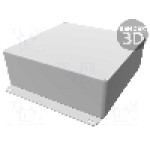 Carcasa aluminiu, 187mmx187mmx67mm, IP65, HAMMOND - 1590WFFBK Carcasa aluminiu, 187mmx187mmx67mm, IP65, HAMMOND - 1590WFFBK