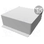 Carcasa aluminiu, 188mmx188mmx67mm, IP54, HAMMOND - 1590FFBK Carcasa aluminiu, 188mmx188mmx67mm, IP54, HAMMOND - 1590FFBK