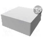 Carcasa aluminiu, 250mmx250mmx101mm, IP66, HAMMOND - 1550WNBK