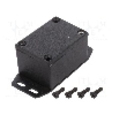 Carcasa aluminiu, 38mmx53mmx31mm, IP65, HAMMOND - 1590WHFBK