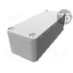 Carcasa aluminiu, 39mmx93mmx31mm, IP65, HAMMOND - 1590WABK