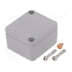 Carcasa aluminiu, 45mmx50mmx30mm, IP68, DELTRON ENCLOSURES - 490-040503A-68 Carcasa aluminiu, 45mmx50mmx30mm, IP68, DELTRON ENCLOSURES - 490-040503A-68