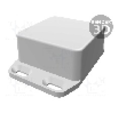 Carcasa aluminiu, 50mmx50mmx25mm, IP65, HAMMOND - 1590WLLBFL