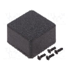 Carcasa aluminiu, 50mmx50mmx31mm, IP54, HAMMOND - 1590MMBK