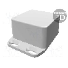 Carcasa aluminiu, 51mmx51mmx31mm, IP65, HAMMOND - 1590WLBFLBK