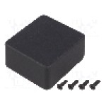 Carcasa aluminiu, 55mmx60mmx30mm, IP54, HAMMOND - 1550QBK Carcasa aluminiu, 55mmx60mmx30mm, IP54, HAMMOND - 1550QBK
